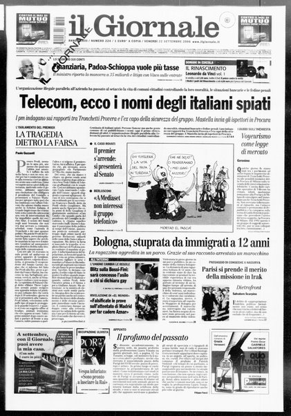 Il giornale : quotidiano del mattino